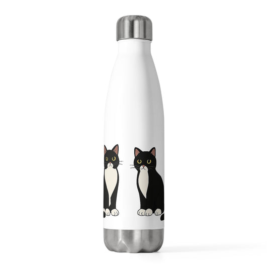 Cute Cat 20oz Insulated Water Bottle for Pet Lovers